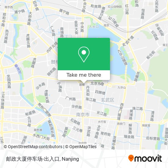 邮政大厦停车场-出入口 map