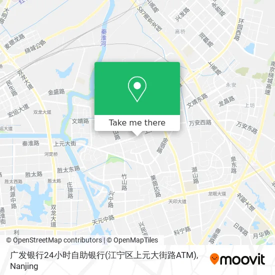 广发银行24小时自助银行(江宁区上元大街路ATM) map