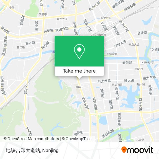 地铁吉印大道站 map