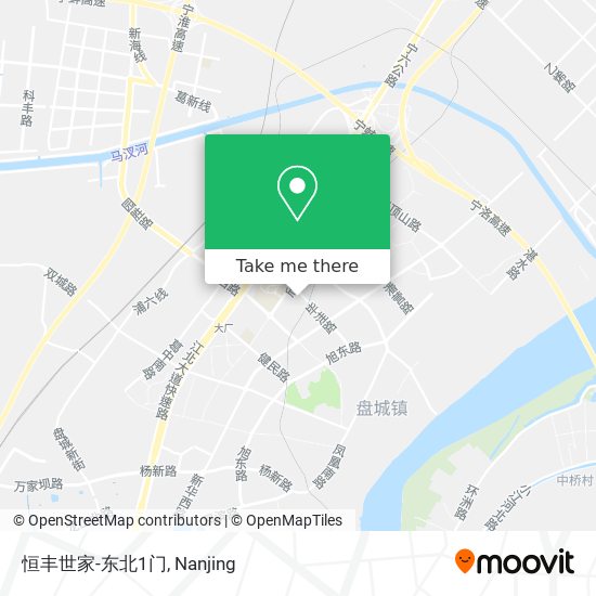 恒丰世家-东北1门 map