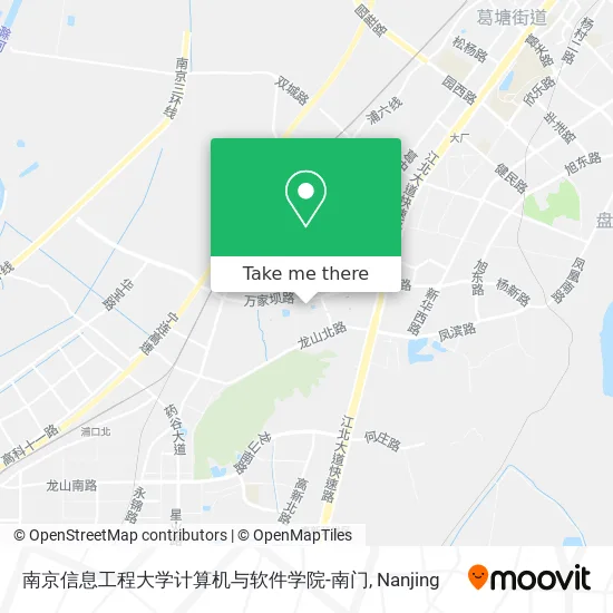 南京信息工程大学计算机与软件学院-南门 map
