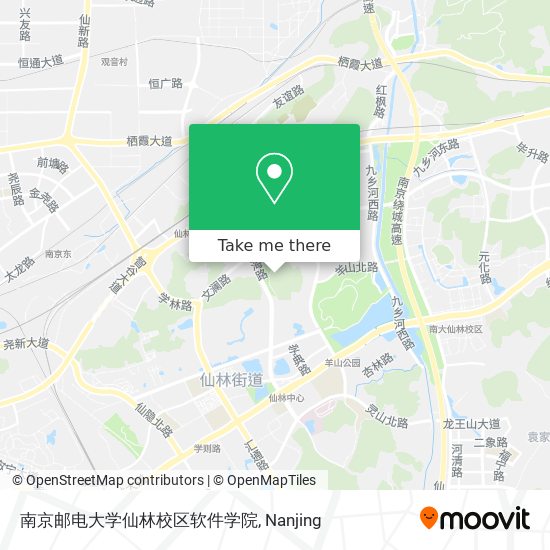 南京邮电大学仙林校区软件学院 map