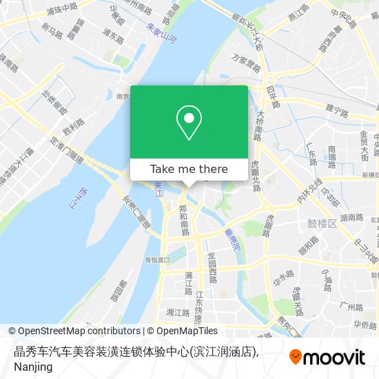 晶秀车汽车美容装潢连锁体验中心(滨江润涵店) map