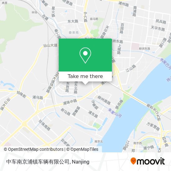 中车南京浦镇车辆有限公司 map