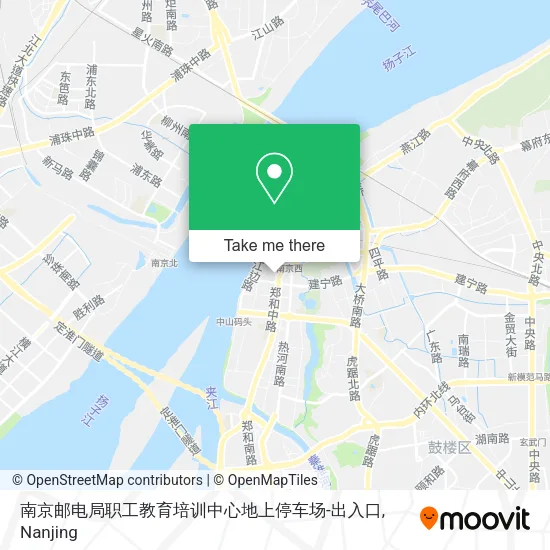 南京邮电局职工教育培训中心地上停车场-出入口 map
