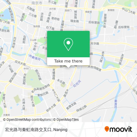 宏光路与秦虹南路交叉口 map