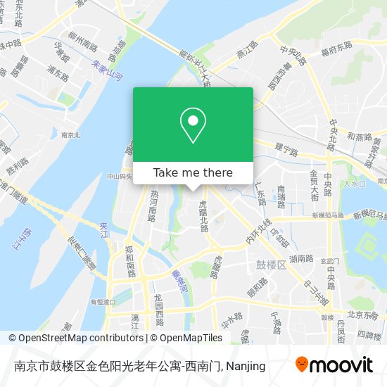 南京市鼓楼区金色阳光老年公寓-西南门 map