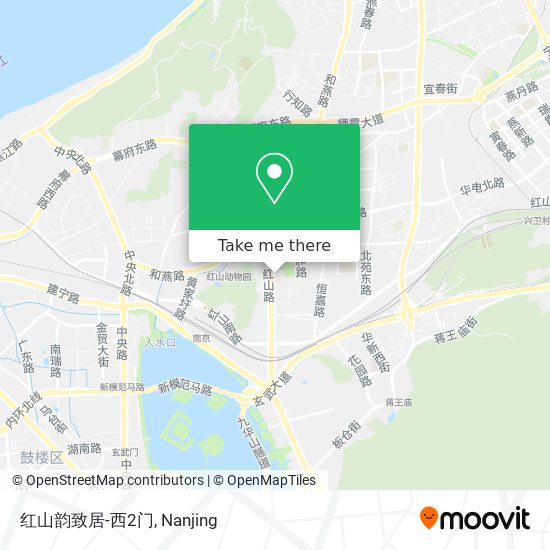 红山韵致居-西2门 map
