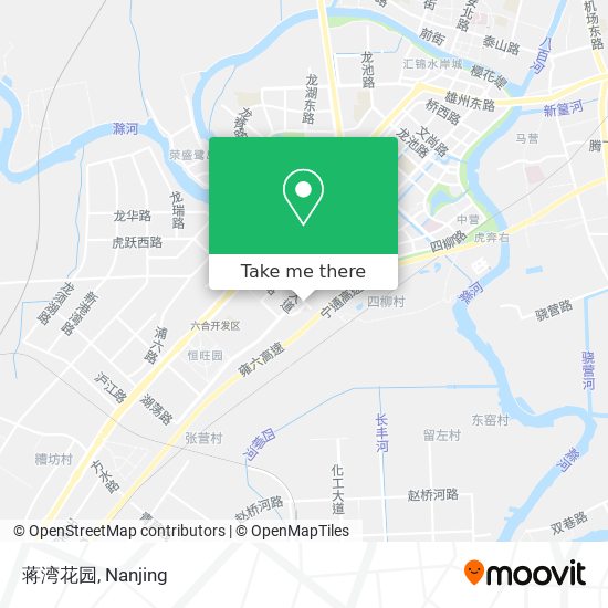 蒋湾花园 map