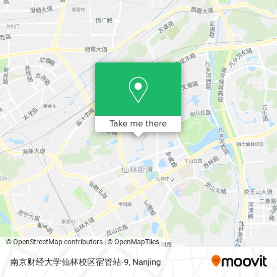 南京财经大学仙林校区宿管站-9 map