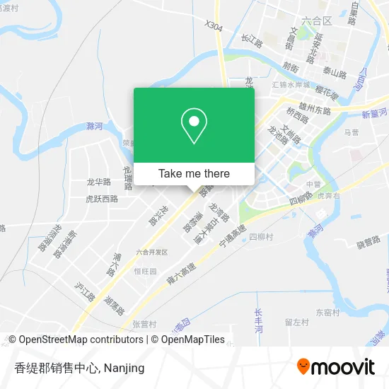 香缇郡销售中心 map