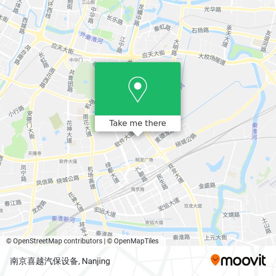 南京喜越汽保设备 map