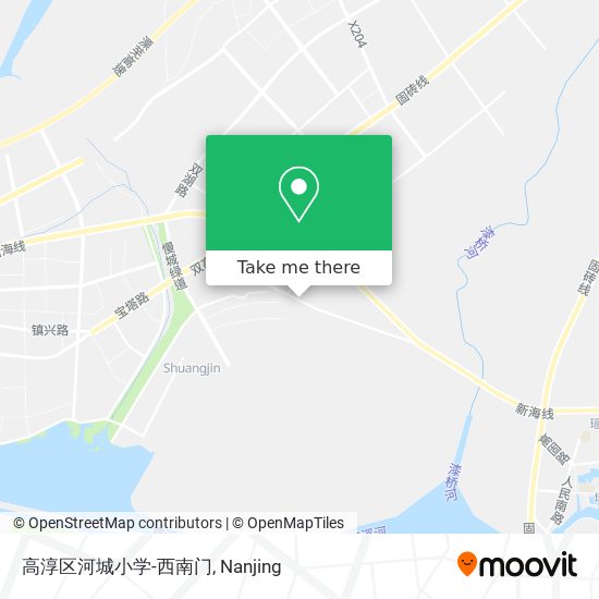 高淳区河城小学-西南门 map