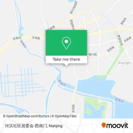 河滨社区居委会-西南门 map