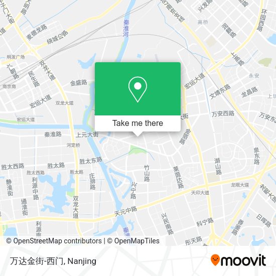万达金街-西门 map