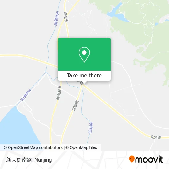 新大街南路 map
