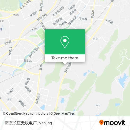 南京长江无线电厂 map