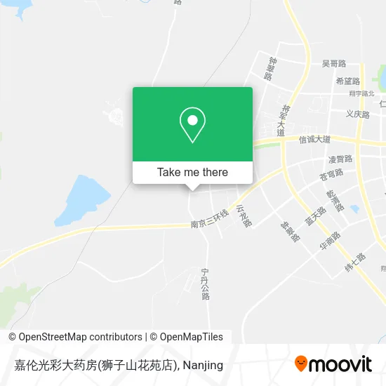 嘉伦光彩大药房(狮子山花苑店) map