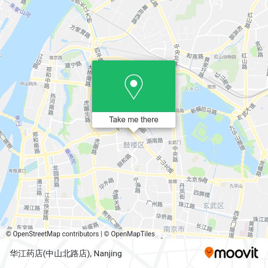 华江药店(中山北路店) map