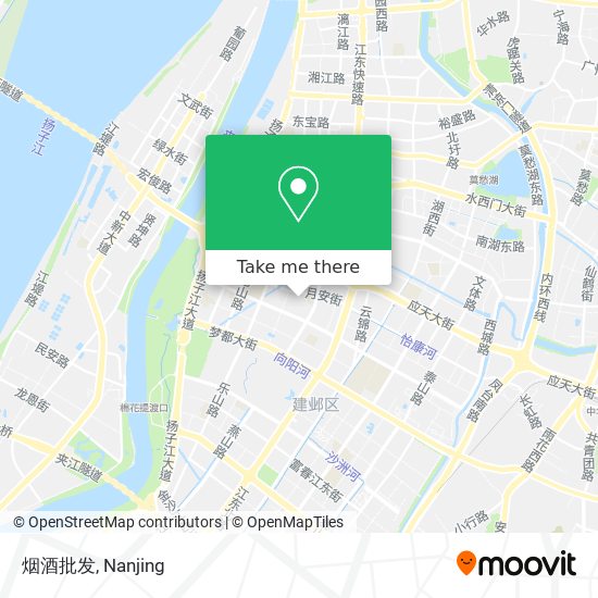 烟酒批发 map