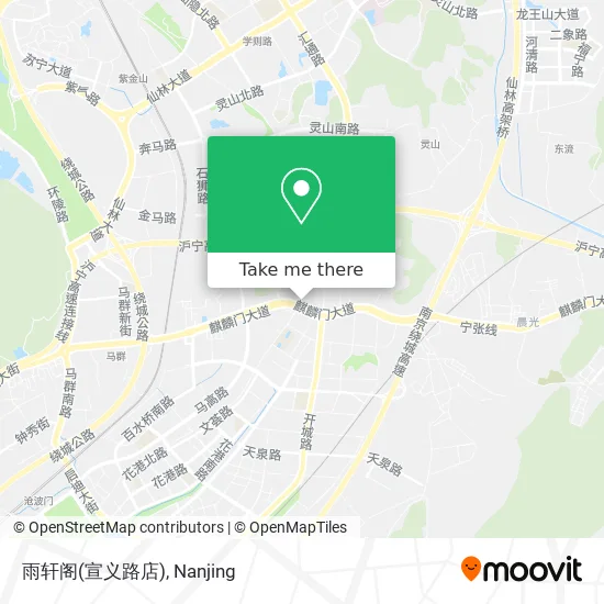 雨轩阁(宣义路店) map