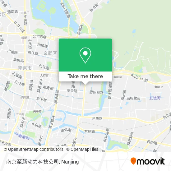南京至新动力科技公司 map