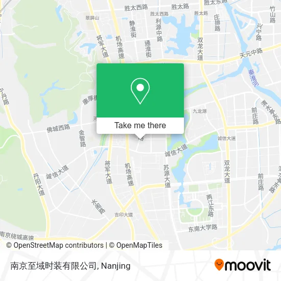南京至域时装有限公司 map