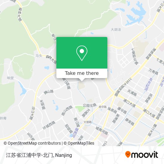 江苏省江浦中学-北门 map