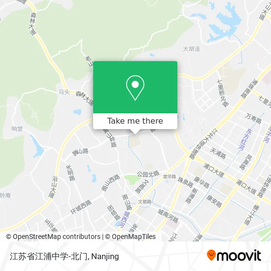 江苏省江浦中学-北门 map