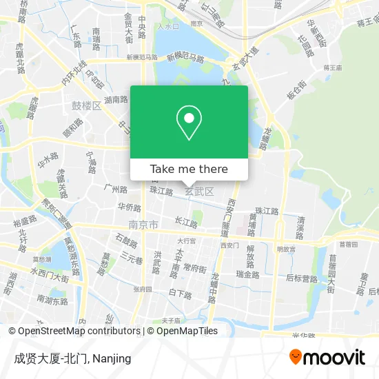 成贤大厦-北门 map