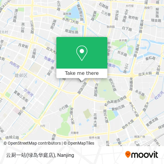 云厨一站(绿岛华庭店) map
