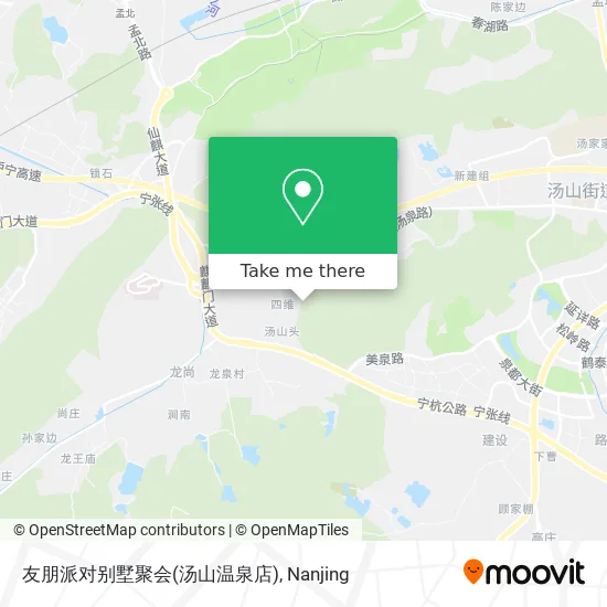友朋派对别墅聚会(汤山温泉店) map