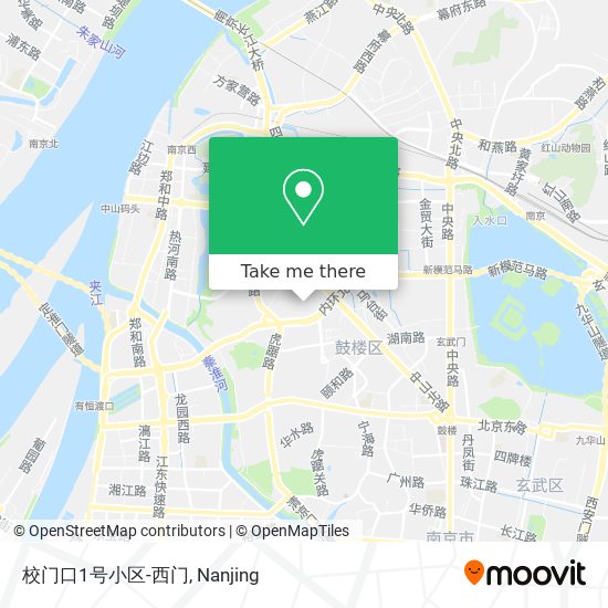 校门口1号小区-西门 map