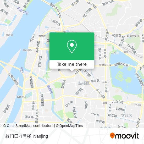 校门囗-1号楼 map