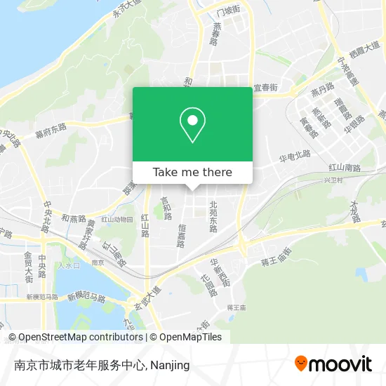 南京市城市老年服务中心 map