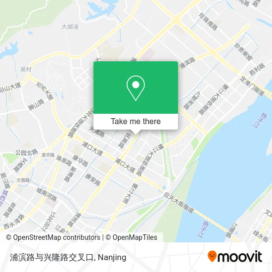 浦滨路与兴隆路交叉口 map