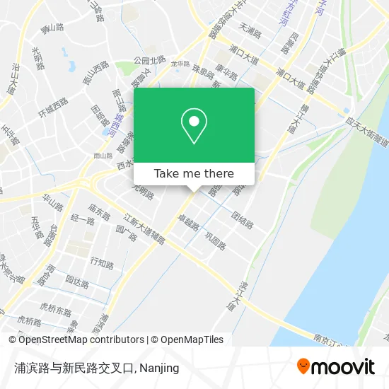浦滨路与新民路交叉口 map