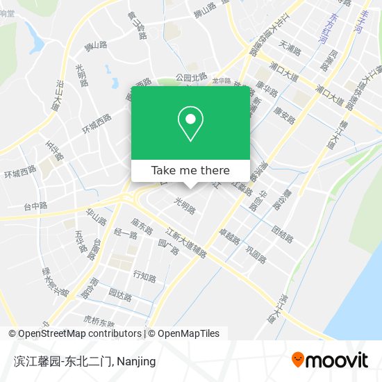 滨江馨园-东北二门 map