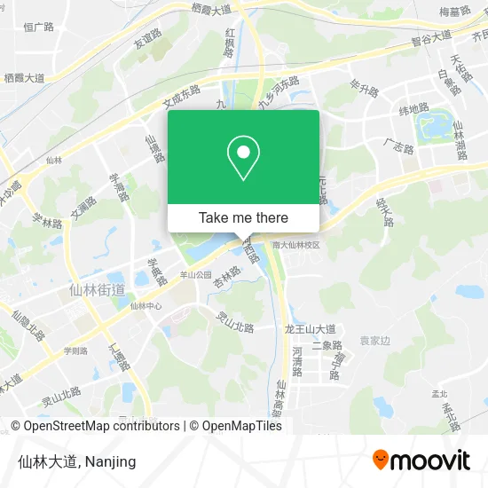 仙林大道 map