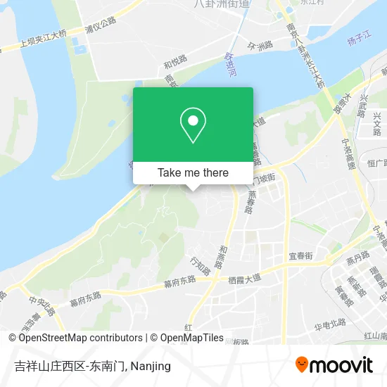 吉祥山庄西区-东南门 map