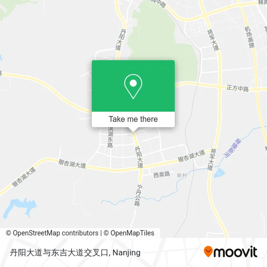丹阳大道与东吉大道交叉口 map