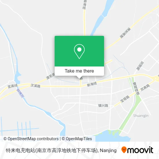 特来电充电站(南京市高淳地铁地下停车场) map