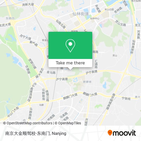 南京大金顺驾校-东南门 map