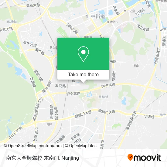 南京大金顺驾校-东南门 map