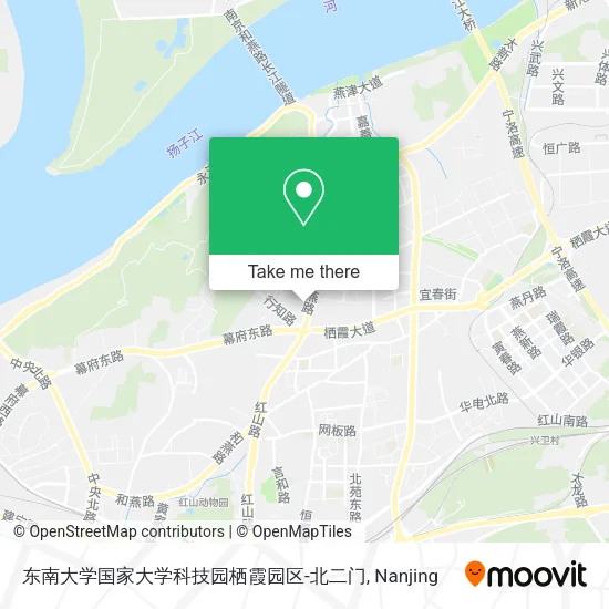 东南大学国家大学科技园栖霞园区-北二门 map