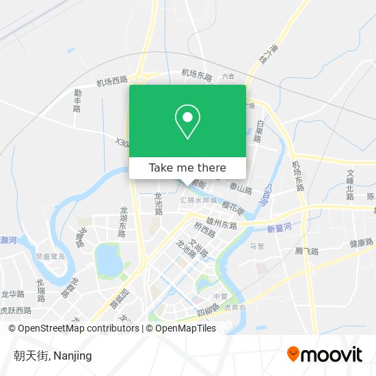 朝天街 map