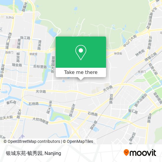 银城东苑-毓秀园 map