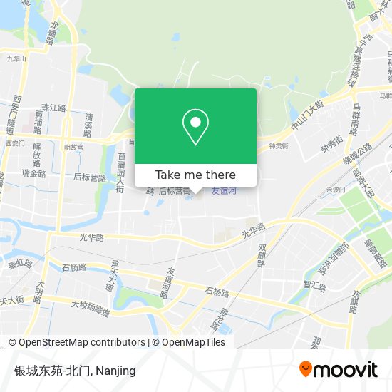 银城东苑-北门 map