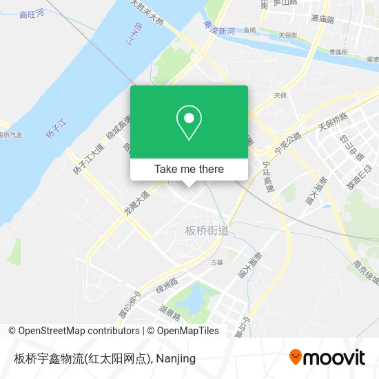 板桥宇鑫物流(红太阳网点) map