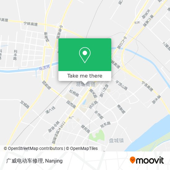 广威电动车修理 map